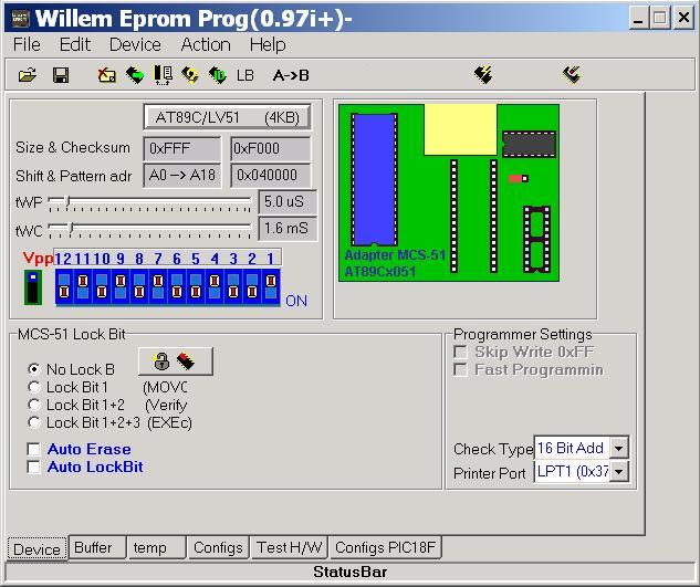 sivava willem eprom programmer on windows 10 64-bit